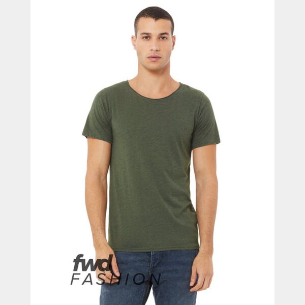 FWD Fashion Unisex Triblend Raw Neck T-Shirt Thumbnail