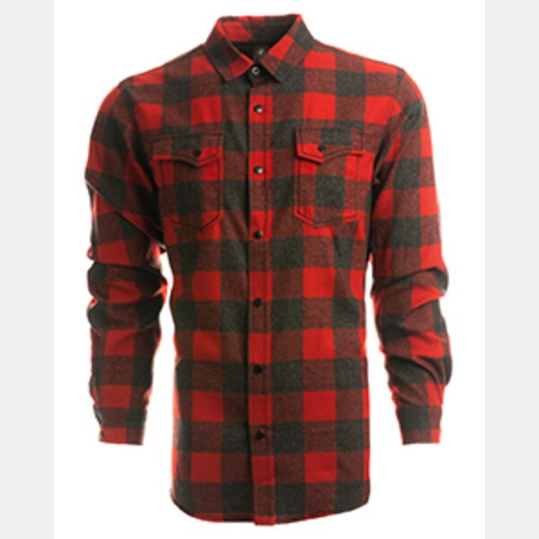 Men's Snap-Front Flannel Shirt Thumbnail