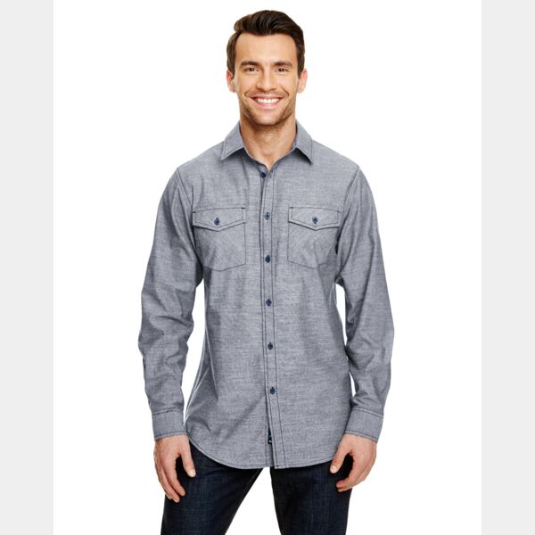 Men's Chambray Woven Shirt Thumbnail