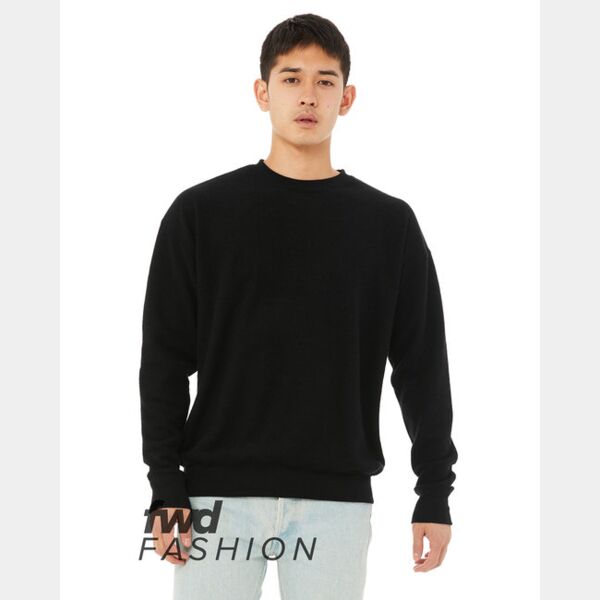 Unisex Sueded Drop Shoulder Sweatshirt Thumbnail