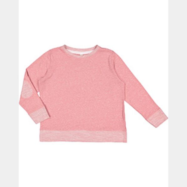 Youth French Terry Long Sleeve Crewneck Sweatshirt Thumbnail
