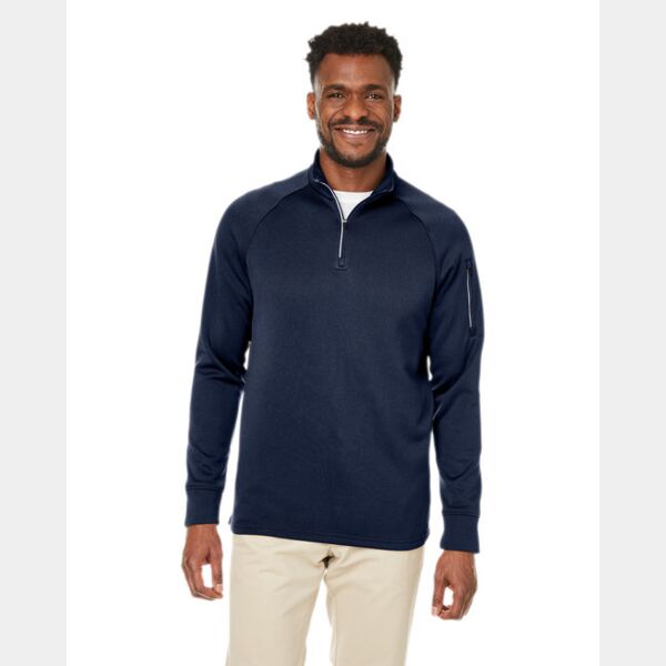 Unisex Fusion ChromaSoft™ Fleece Quarter-Zip Thumbnail