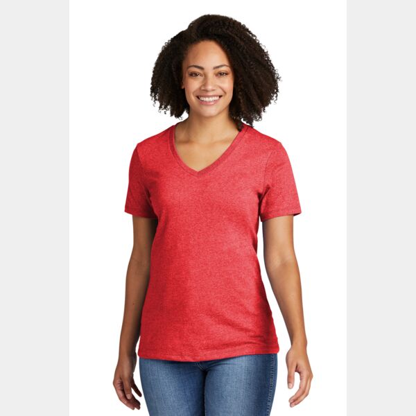 Women's Recycled Blend V Neck Tee Thumbnail