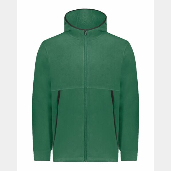 Unisex Eco Revive™ Polar Fleece Hooded Full-Zip Jacket Thumbnail