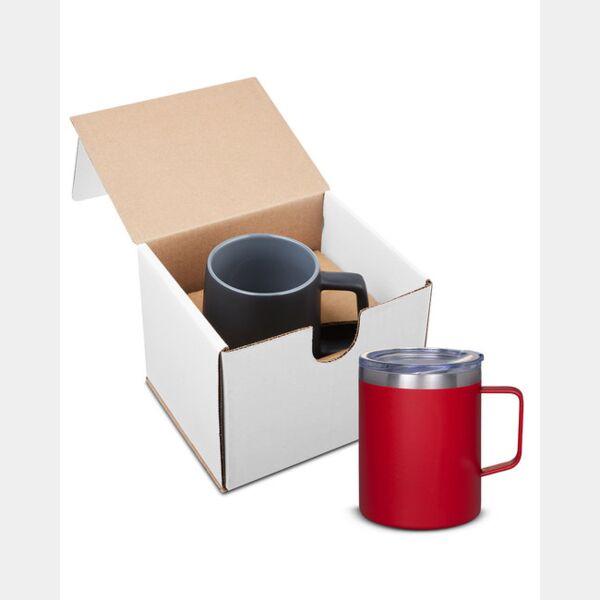 12oz Vacuum Insulated Coffee Mug With Handle In Mailer Thumbnail