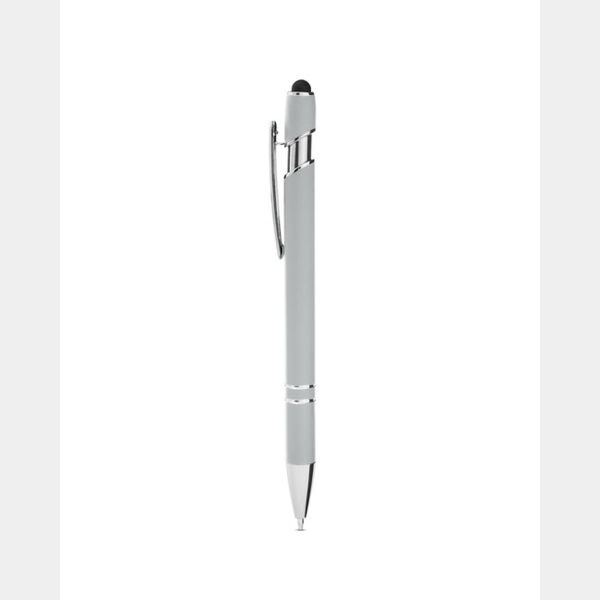 Rubberized Aluminum Click Stylus Pen Thumbnail