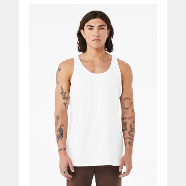 Unisex Heather CVC Tank Thumbnail