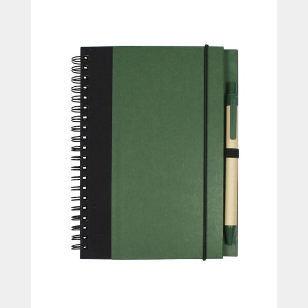 Contrast Paperboard Spiral Notebook & Pen 5.5" X 7.125" Thumbnail
