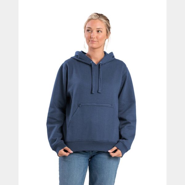 Ladies' Heritage Zippered Pocket Hooded Pullover Sweatshirt Thumbnail