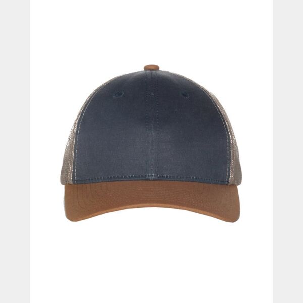 Structured Tri-Color Mesh Back Trucker Thumbnail