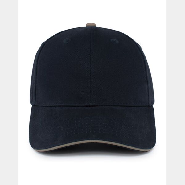 Brushed Twill Cap With Sandwich Bill Thumbnail