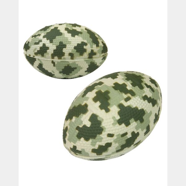 Digi Camo Football Shape Stress Ball Thumbnail