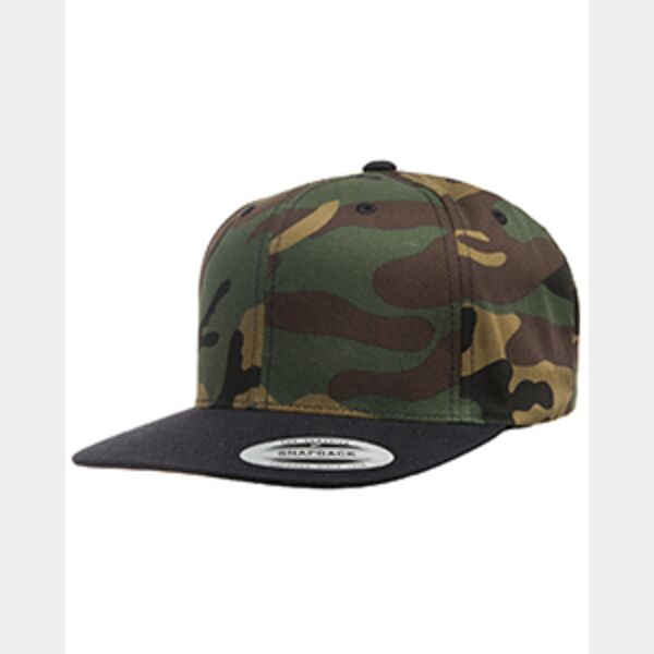 Adult Flat Visor Classic Snapback Cap Thumbnail