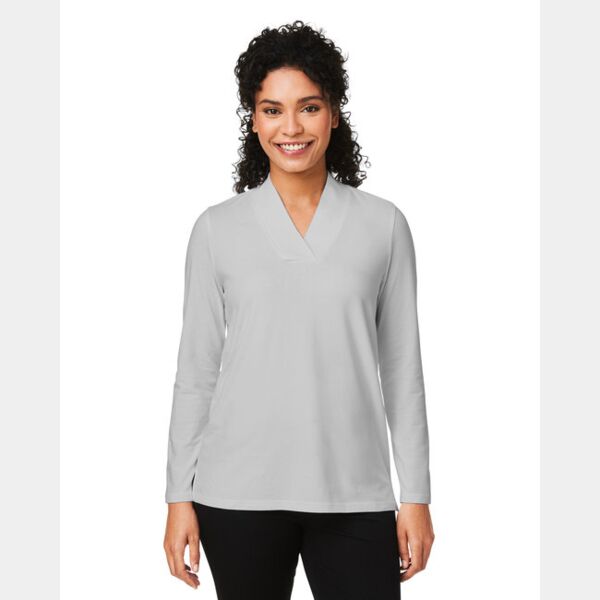 Ladies' Raleigh Shawl Collar Knit Top Thumbnail