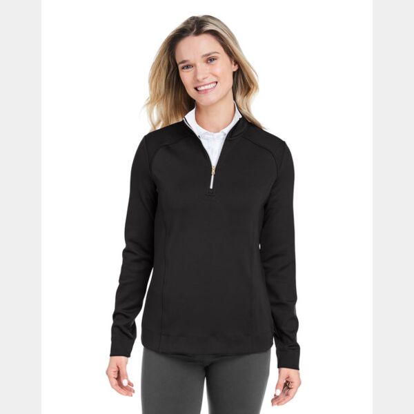 Ladies' Wells Quarter-Zip Tech Pullover Thumbnail