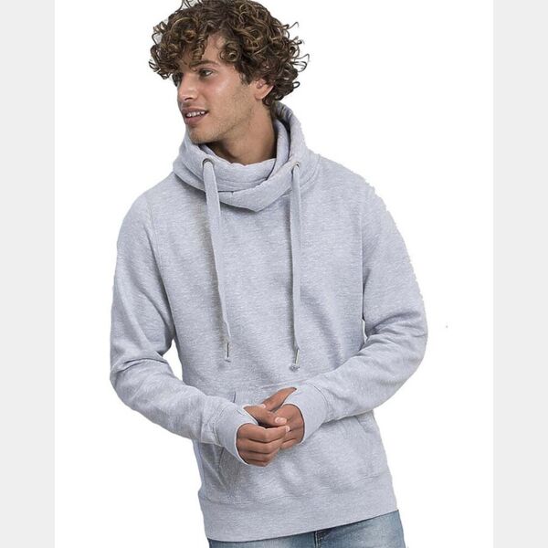 Unisex Cross Neck Hooded Sweatshirt Thumbnail