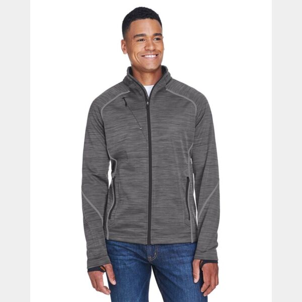 Men's Flux Mélange Bonded Fleece Jacket Thumbnail