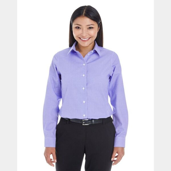 Women's Crown Collection® Royal Dobby Woven Dress Shirt Thumbnail