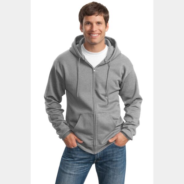Tall Essential Fleece Full Zip Hooded Sweatshirt Thumbnail