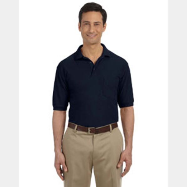 Men's Easy Blend™ Polo with Pocket Thumbnail