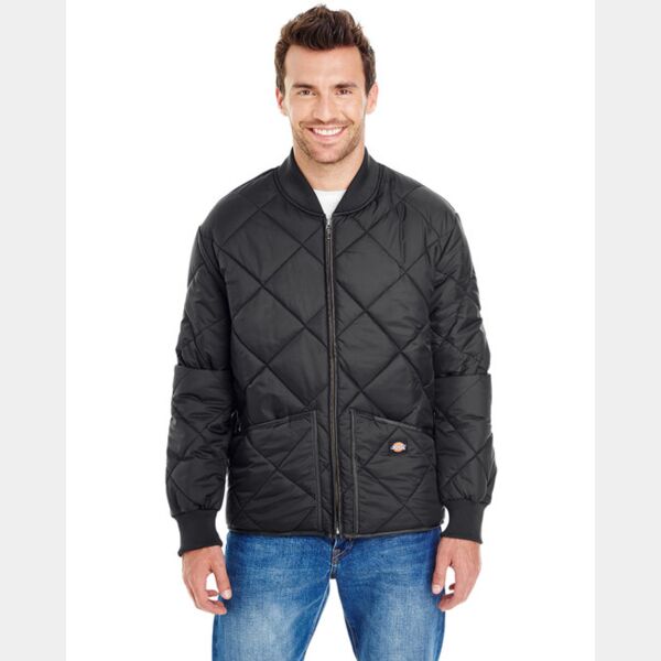 Men's  Diamond Quilted Nylon Jacket Thumbnail