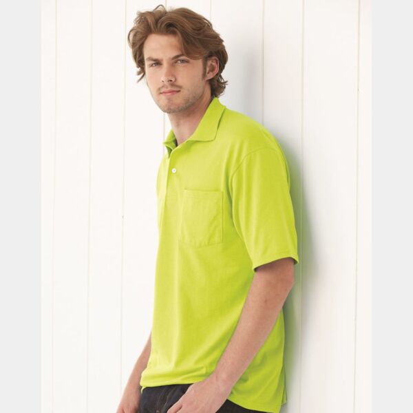 Men's SpotShield® 50/50 Polo with Pocket Thumbnail