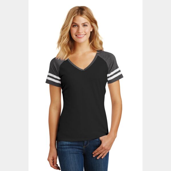Women's Game V Neck Tee Thumbnail