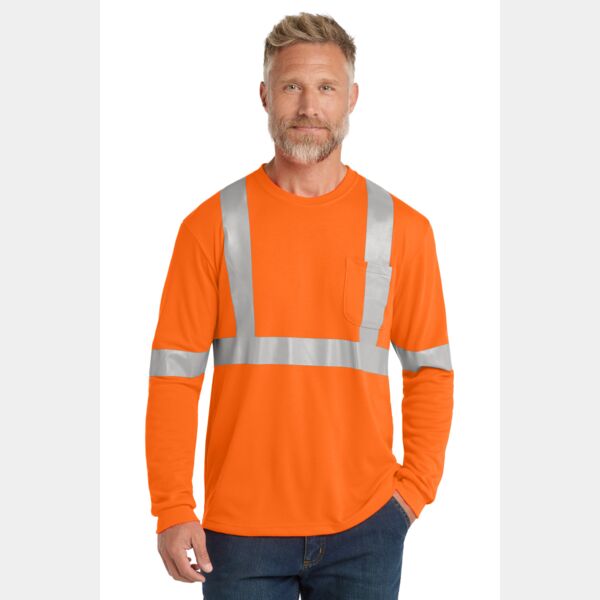 Ansi 107 Class 2 Long Sleeve Safety T Shirt Thumbnail