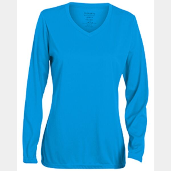 Ladies' Wicking Long-Sleeve T-Shirt Thumbnail