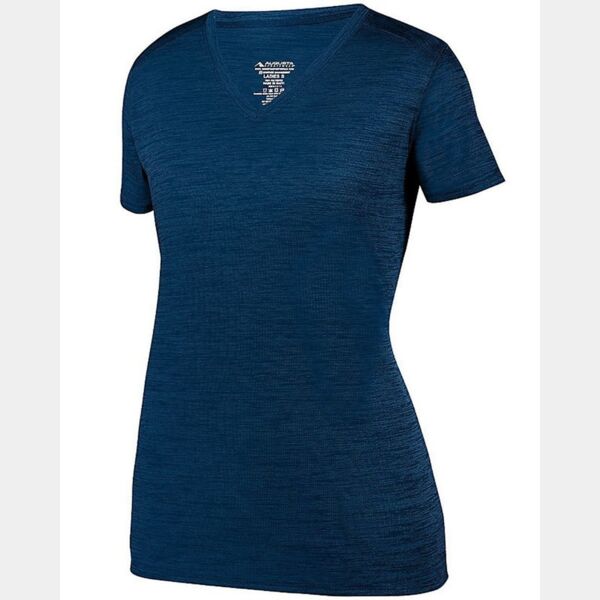 Women's Shadow Tonal Heather Training V-Neck T-Shirt Thumbnail