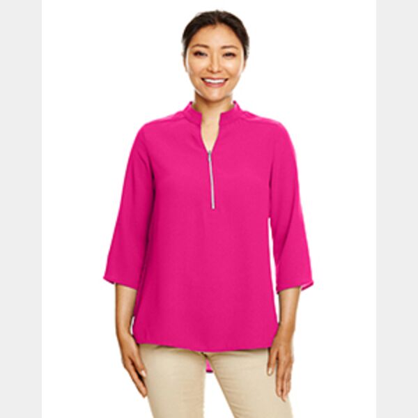 Ladies' Perfect Fit™  Three-Quarter Sleeve Crepe Tunic Thumbnail
