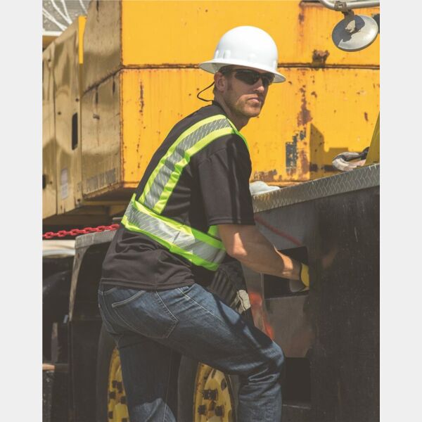 Unisex EV Series® Enhanced Visibility Contrast Pocket T-Shirt Thumbnail