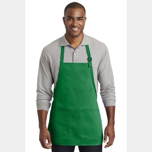 Medium Length Two Pocket Bib Apron Thumbnail