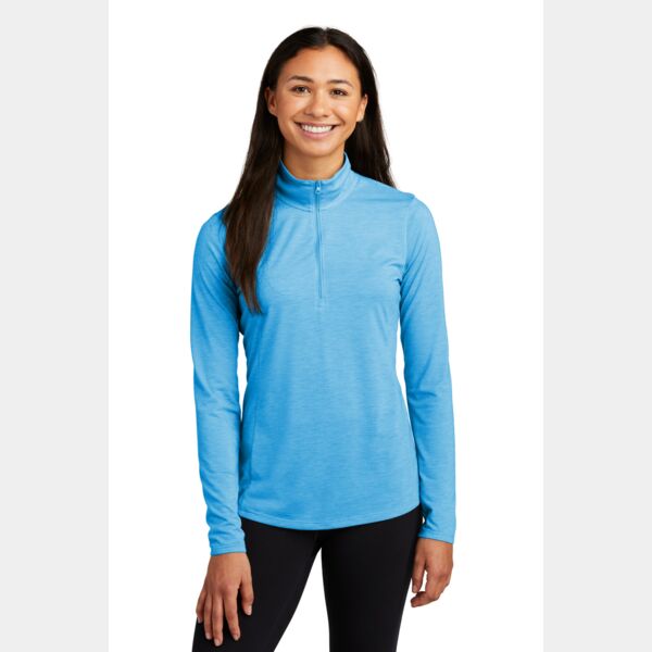 Women's PosiCharge ® Tri Blend Wicking 1/4 Zip Pullover Thumbnail