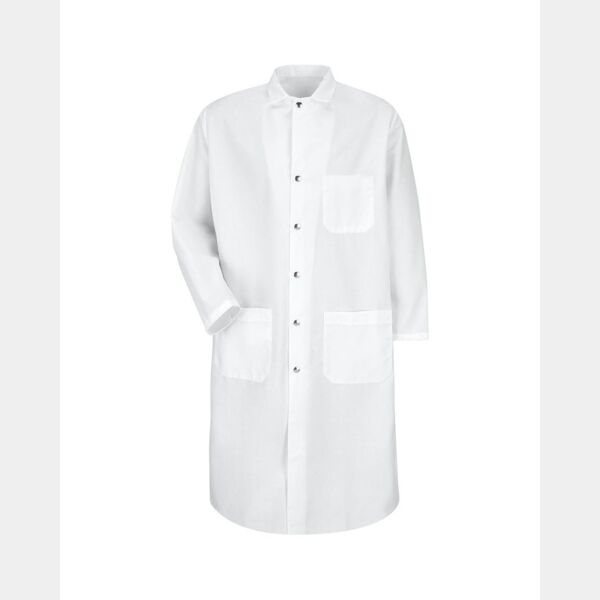 Men's Snap-Front Spun Polyester Butcher Coat Thumbnail