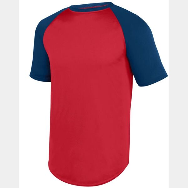 Youth Wicking Short Sleeve Baseball Jersey Thumbnail