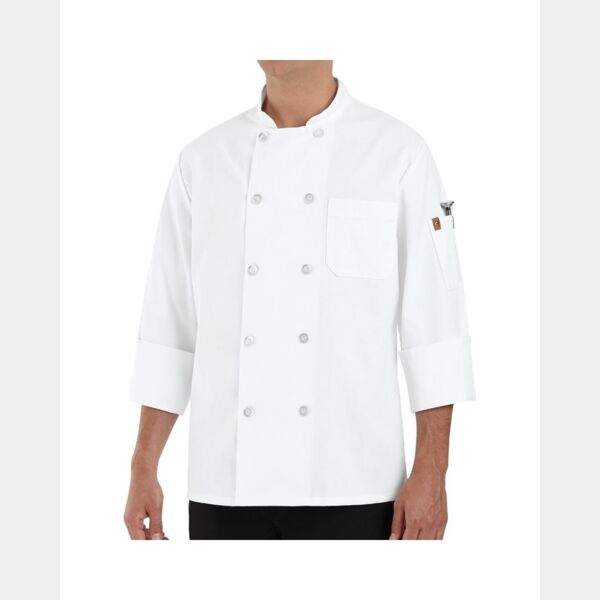 Ten Pearl Button Chef Coat Thumbnail