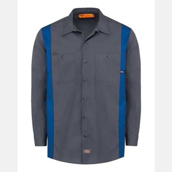 Men's Tall Industrial Colorblocked Long Sleeve Shirt Thumbnail