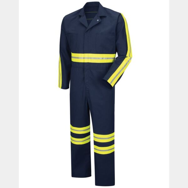 Men's Extended Sizes Twill Action Back Coverall Thumbnail