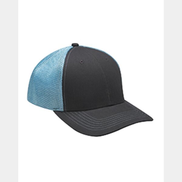 Brushed Cotton/Soft Mesh Trucker Style Cap Thumbnail
