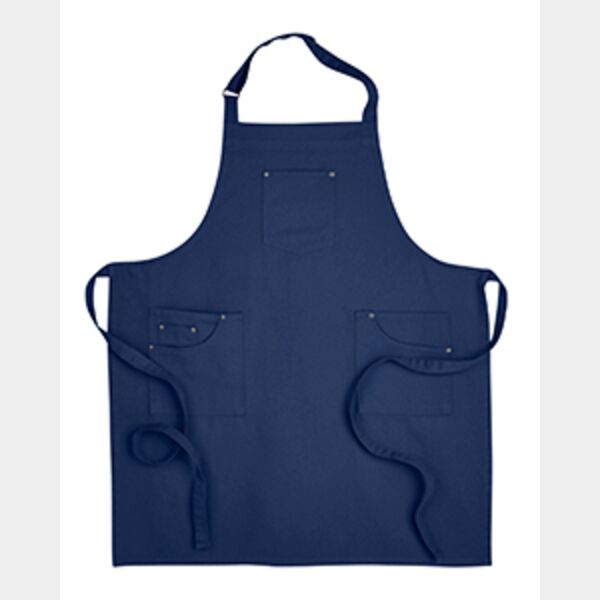 Unisex Cotton Chino Bib Apron Thumbnail