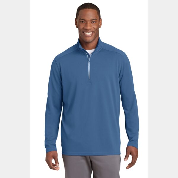 Sport Wick ® Textured 1/4 Zip Pullover Thumbnail