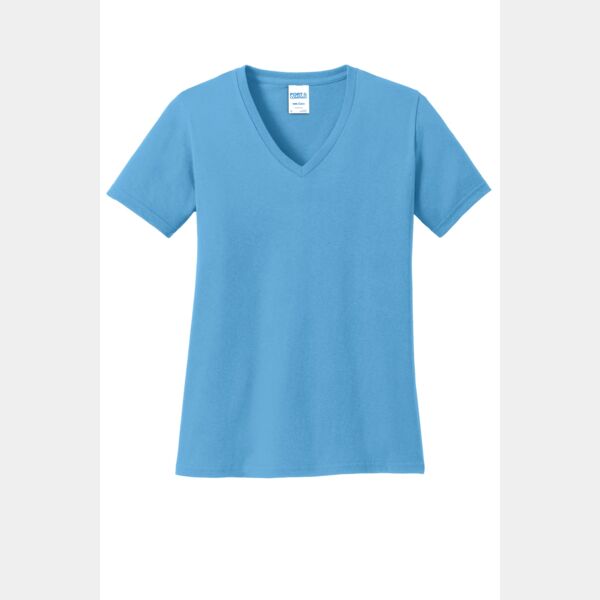 Ladies Core Cotton V Neck Tee Thumbnail